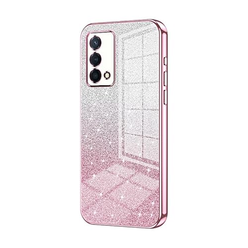 Handyhülle Kompatibel mit OPPO K9 Hülle, transparente Glitzer-Galvanik-Hybrid-Schutzhülle, schlanke, transparente, kratzfeste und stoßdämpfende TPU-Stoßfängerhülle, kompatibel mit K9 Handyrückseite(Pi Handyhülle Kompatibel mit OPPO K9 Hülle, transparente Glitzer-Galvanik-Hybrid-Schutzhülle, schlanke, transparente, kratzfeste und stoßdämpfende TPU-Stoßfängerhülle, kompatibel mit K9 Handyrückseite(Pi von ORGCIUFB