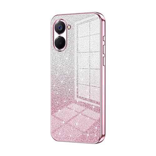 Handyhülle Kompatibel mit OPPO Realme V20/Realme 10S Hülle, klare Glitzer-Galvanik-Hybrid-Schutzhülle, schlanke, transparente, kratzfeste, stoßdämpfende TPU-Stoßfängerhülle Compatible with Realme V20/ Handyhülle Kompatibel mit OPPO Realme V20/Realme 10S Hülle, klare Glitzer-Galvanik-Hybrid-Schutzhülle, schlanke, transparente, kratzfeste, stoßdämpfende TPU-Stoßfängerhülle Compatible with Realme V20/ von ORGCIUFB