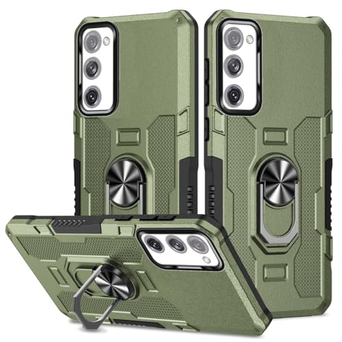 Handyhülle Kompatibel mit Samsung Galaxy S20 FE Hülle mit drehbarem Ringständer, robuste, stoßfeste Stoßstangenabdeckung, harte PC-Anti-Fall-Hülle Compatible with Samsung Galaxy S20 FE Handyrückseite( Handyhülle Kompatibel mit Samsung Galaxy S20 FE Hülle mit drehbarem Ringständer, robuste, stoßfeste Stoßstangenabdeckung, harte PC-Anti-Fall-Hülle Compatible with Samsung Galaxy S20 FE Handyrückseite( von ORGCIUFB