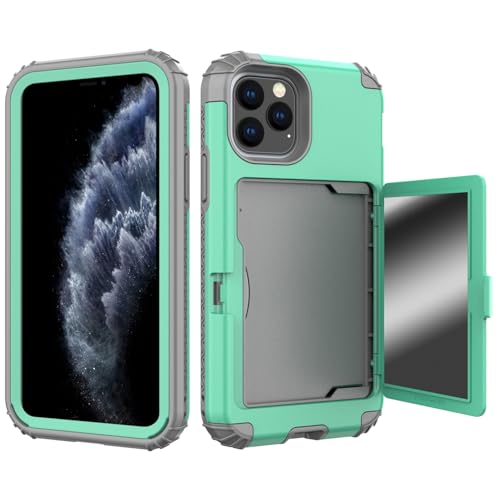 Handyhülle Kompatibel mit iPhone 11 Pro 5,8 Zoll Wallet Case mit Kartenhalter, Kickstand Card Slots Case, Heavy Duty Protective Dual Layer Shock Cover Hidden Card Slot Slim Wallet Case Handyrückseite( Handyhülle Kompatibel mit iPhone 11 Pro 5,8 Zoll Wallet Case mit Kartenhalter, Kickstand Card Slots Case, Heavy Duty Protective Dual Layer Shock Cover Hidden Card Slot Slim Wallet Case Handyrückseite( von ORGCIUFB