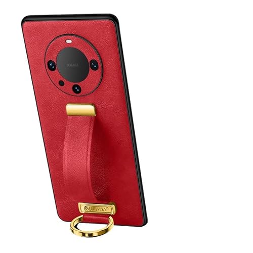 ORGCIUFB Handyhülle Kompatibel mit Huawei Mate 60 Lederhülle, PU-Leder + hartes PC, ultradünn, langlebig, schützende Handyhülle, skalierbarer Armbandständer, stoßfeste Handyhülle Handyrückseite(RED) ORGCIUFB Handyhülle Kompatibel mit Huawei Mate 60 Lederhülle, PU-Leder + hartes PC, ultradünn, langlebig, schützende Handyhülle, skalierbarer Armbandständer, stoßfeste Handyhülle Handyrückseite(RED) von ORGCIUFB