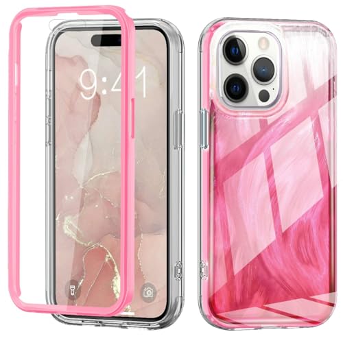 ORGCIUFB Handyhülle Schutzhülle kompatibel mit iPhone 14 Pro Max, Ganzkörper-Hülle, schlanke Schutzhülle, transparent, Kratzfest, stoßdämpfend, kompatibel mit 14 Pro Max Handyrückseite(Rose red) ORGCIUFB Handyhülle Schutzhülle kompatibel mit iPhone 14 Pro Max, Ganzkörper-Hülle, schlanke Schutzhülle, transparent, Kratzfest, stoßdämpfend, kompatibel mit 14 Pro Max Handyrückseite(Rose red) von ORGCIUFB