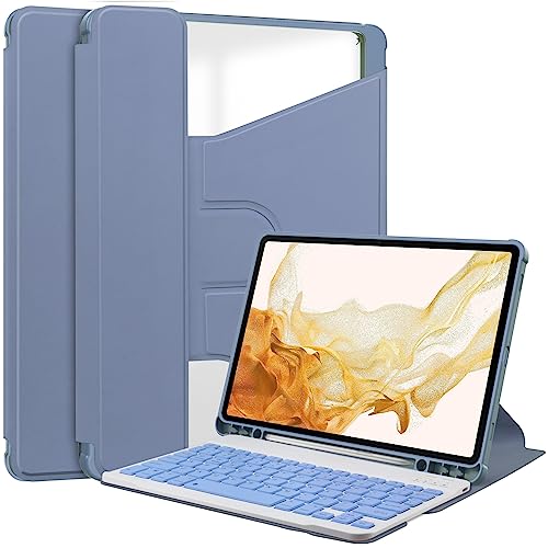 Schützende Tablet-Hülle Galaxy Tab S9 Plus Smart Tablet-Abdeckung, kompatibel mit Samsung Galaxy Tab S9 Plus 12,4 Zoll, Hülle mit abnehmbarer kabelloser Tastatur, S-Stift-Halterung, weiche TPU-Abdecku Schützende Tablet-Hülle Galaxy Tab S9 Plus Smart Tablet-Abdeckung, kompatibel mit Samsung Galaxy Tab S9 Plus 12,4 Zoll, Hülle mit abnehmbarer kabelloser Tastatur, S-Stift-Halterung, weiche TPU-Abdecku von ORGCIUFB