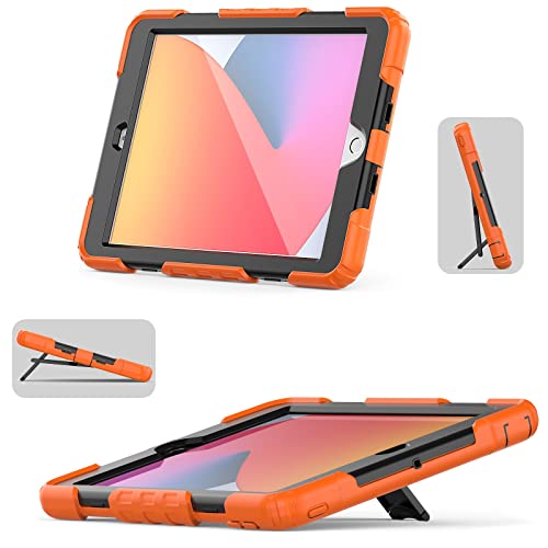Schützende Tablet-Hülle Hülle kompatibel mit iPad 10.2 2019/2020/2021, 3-lagige Schutzhülle mit Ständer, robuste, stoßfeste Hülle mit Stifthalter und Schultergurt Compatible with IPad 10.2 9./8./7. G Schützende Tablet-Hülle Hülle kompatibel mit iPad 10.2 2019/2020/2021, 3-lagige Schutzhülle mit Ständer, robuste, stoßfeste Hülle mit Stifthalter und Schultergurt Compatible with IPad 10.2 9./8./7. G von ORGCIUFB