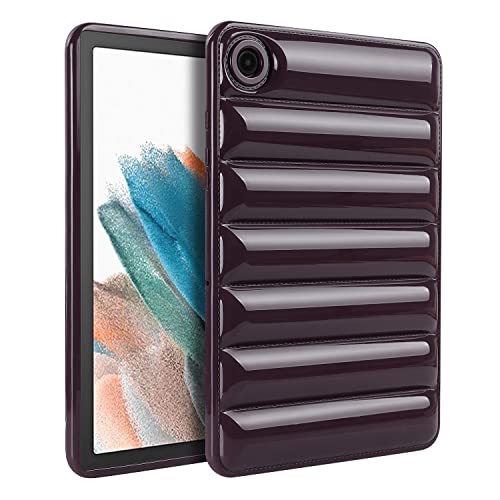 Schützende Tablet-Hülle Tablet-Hülle kompatibel mit Samsung Galaxy Tab A8 10,5 Zoll 2021 (SM-X200/X205), ultradünn, leicht, vollständige Schutzhülle, sturzsicher, stoßfest Robuster Schutz(Burgundy) von ORGCIUFB