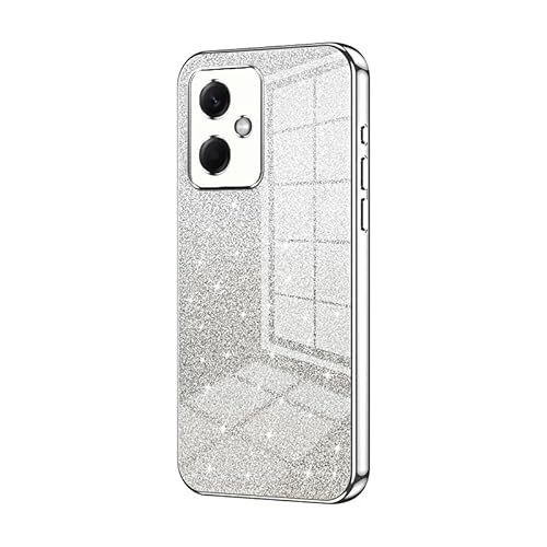 Schutzhülle kompatibel mit Redmi Note 12, transparent, glitzernd, galvanisiert, Hybrid-Schutzhülle, dünn, transparent, kratzfest, stoßdämpfend, TPU-Stoßfänger, kompatibel mit Note 12 Phone Ba Schutzhülle kompatibel mit Redmi Note 12, transparent, glitzernd, galvanisiert, Hybrid-Schutzhülle, dünn, transparent, kratzfest, stoßdämpfend, TPU-Stoßfänger, kompatibel mit Note 12 Phone Ba von ORGCIUFB