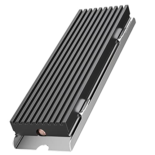 M.2 SSD Kühlkörper, ORICO M2 Kühler aus Aluminium Kupfer Werkzeugfrei Heatsink Kompatibel für PC für M.2 PCIe NVMe SATA 2280 SSD (M2HS2) von ORICO