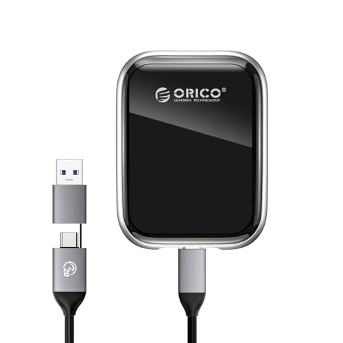 ORICO 1TB Externe SSD bis zu 2000MB/s Portable Solid State Drive, USB 3.2 Gen 2x2 20Gbps mit 2 in 1 USB C Kabel, Kompatibilität mit MacBook, iPad, iPhone 15 - A20 von ORICO