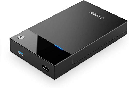 ORICO 3,5 Zoll Externes Festplattengehäuse mit Eingebautes 12W Netzteil Werkzeugloses USB 3.0 auf SATA 3.0 Festplatte gehäuse für 2.5'' 3.5'' SSD HDD Bis zu 16 TB für Windows Linux Mac Laptop von ORICO