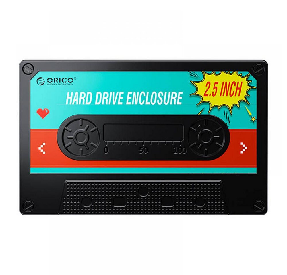 ORICO Festplatten-Gehäuse Orico 2,5'' externes Festplattengehäuse USB 3.0 - SATA, Retro Tape ORICO Festplatten-Gehäuse Orico 2,5'' externes Festplattengehäuse USB 3.0 - SATA, Retro Tape von ORICO