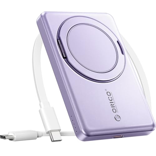ORICO Magnetic Power Bank 5000mAh Portable Charger with Holde KD5S Purple ORICO Magnetic Power Bank 5000mAh Portable Charger with Holde KD5S Purple von ORICO