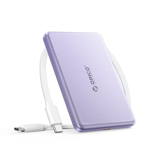ORICO Magnetische Powerbank 5000mAh Tragbares Ladegerät KD5 Lila ORICO Magnetische Powerbank 5000mAh Tragbares Ladegerät KD5 Lila von ORICO