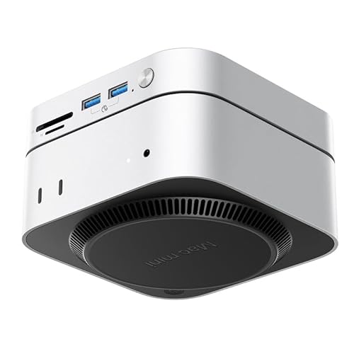 ORICO MiniMate 4TB Externe SSD für Mac mini M4 - Dual SSD (2TB 3200MB/s + 2TB 1000MB/s) mit USB 3.0 Hub, SD/TF 4.0 Reader, Desktop Erweiterungsspeicher & Port Replicator M4Ultra von ORICO
