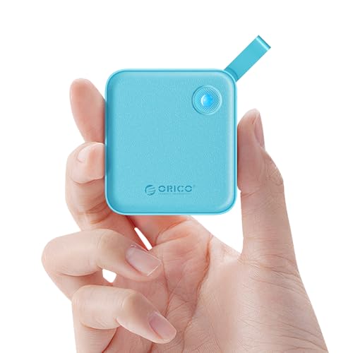 ORICO Portable SSD 2 TB mit 2 in 1 USB C Kabel, Externe Solid State Drives, bis zu 460MB/s, Statusanzeige, zuverlässiger Speicher für USB-C Smartphone, Tablet, PC - B5PLUS von ORICO