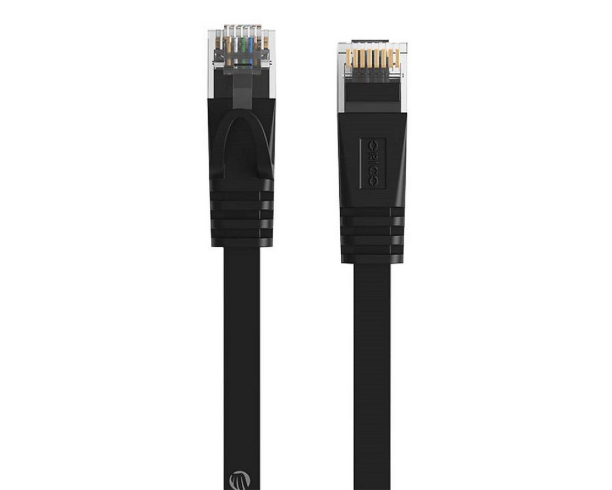 ORICO RJ45 Cat.6 Flaches Ethernet-Netzwerkkabel LAN-Kabel Internetkabel LAN-Kabel, (200 cm) von ORICO