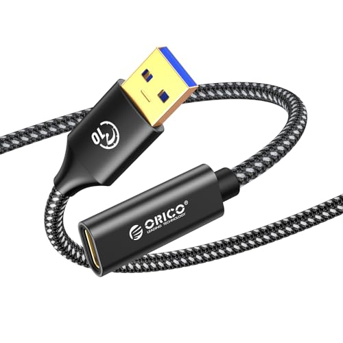 ORICO USB C Buchse auf USB 3.0 Stecker USB A auf 10Gbps USB3.2 Gen 2 Adapter Kabel, USB A auf USB C Buchse für USB 3.2 Gen1/USB3.1 Gen2 Kompatibel mit Typ-C Handy, Laptop, iPad 1M von ORICO