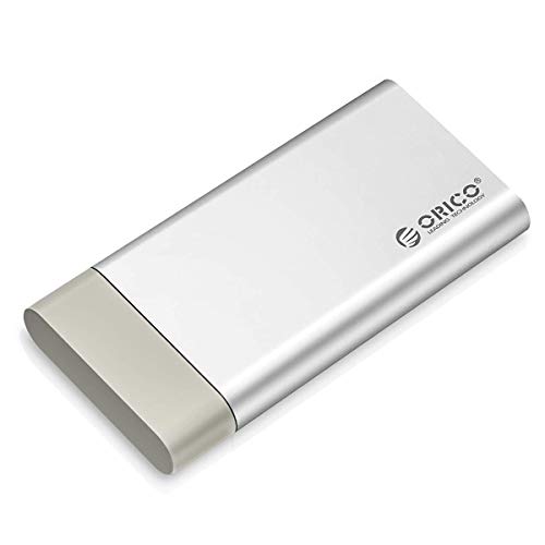 ORICO mSATA SSD Gehäuse Tragbar Adapter (Kein Kabel erforderlich), 5 Gbit/s USB 3.0 Aluminium Externes Msata Gehäuse für mSATA SSD Max bis 2 TB von ORICO