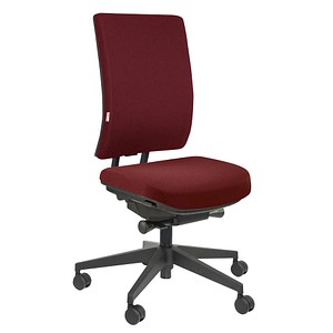 ORIGINAL STEIFENSAND Bürostuhl Volto Plus Comfort, VP 2350112 257 Stoff rot, Gestell schwarz von ORIGINAL STEIFENSAND