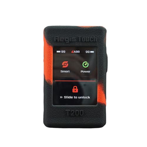 ORIN Schutzhülle Hülle für Aegis Touch T200 Silikon Hülle Gehäuse Ärmel Abdeckung Wickeln Silicone Case (Schwarz Rot) von ORIN