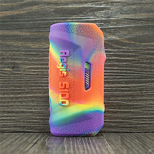 ORIN Schutzhülle Hülle für Geekvap Aegis S100 Solo 2 Silikon Hülle Gehäuse Ärmel Abdeckung Wickeln Silicone Case (Regenbogen) von ORIN