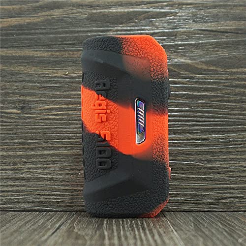 ORIN Schutzhülle Hülle für Geekvap Aegis S100 Solo 2 Silikon Hülle Gehäuse Ärmel Abdeckung Wickeln Silicone Case (Schwarz Rot) von ORIN