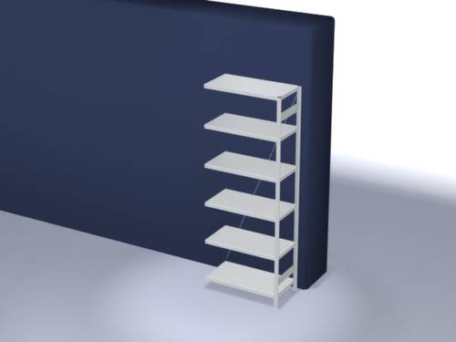 Orion Regalsysteme HKA25510XL Fachbodenregal-Anbaumodul 140kg (B x H x T) 1010 x 2500 x 535mm Stahl von ORION REGALSYSTEME