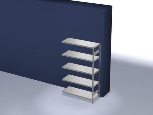 Orion Regalsysteme HZA20513XL Fachbodenregal-Anbaumodul 185kg (B x H x T) 1310 x 2000 x 535mm Stahl von ORION REGALSYSTEME