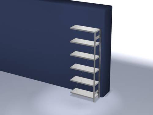 Orion Regalsysteme HZA25410XM Fachbodenregal-Anbaumodul 225kg (B x H x T) 1010 x 2500 x 435mm Stahl von ORION REGALSYSTEME