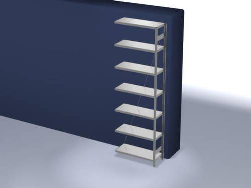 Orion Regalsysteme HZA30410XL Fachbodenregal-Anbaumodul 145kg (B x H x T) 1010 x 3000 x 435mm Stahl von ORION REGALSYSTEME