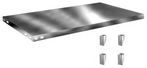 Orion Regalsysteme Z10060S/040 Fachboden (B x T) 1000mm x 600mm Stahl verzinkt Verzinkt Metallboden von ORION REGALSYSTEME