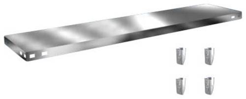 Orion Regalsysteme Z13030L/040 Fachboden (B x T) 1300mm x 300mm Stahl verzinkt Verzinkt Metallboden von ORION REGALSYSTEME