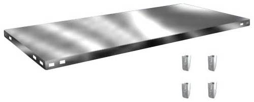 Orion Regalsysteme Z13060L/040 Fachboden (B x T) 1300mm x 600mm Stahl verzinkt Verzinkt Metallboden von ORION REGALSYSTEME