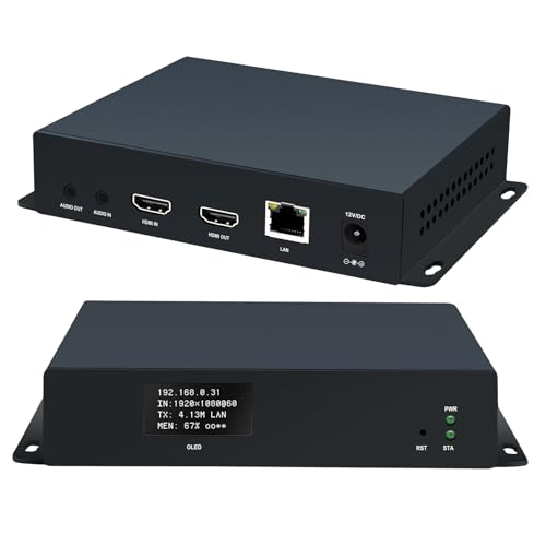 ORIVISION H265 H264 HDMI IPTV Encoder mit OLED SRT RTSP RTMP RTMPS IP Encoder von ORIVISION