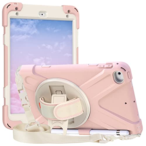 ORIbox Corsair Schutzhülle für iPad Mini 5/4, robust, stoßfest, 3-in-1 Stoßfest mit 360° Standfunktion/Handschlaufe von ORIbox