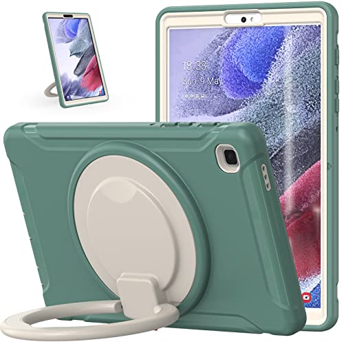 ORIbox Defender Hülle für Samsung Galaxy Tab A7 lite [8,7 Zoll] 2021, Ganzkörper-Fallschutz, 3 in 1 Stoßfeste Stoßstange mit 360° Ringhalter Kickstand von ORIbox