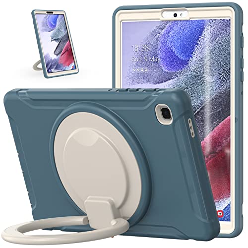 ORIbox Defender Hülle für Samsung Galaxy Tab A7 lite [8,7 Zoll] 2021, Ganzkörper-Fallschutz, 3-in-1 Stoßstange mit 360°-Ringhalter Kickstand, Defender Blue von ORIbox