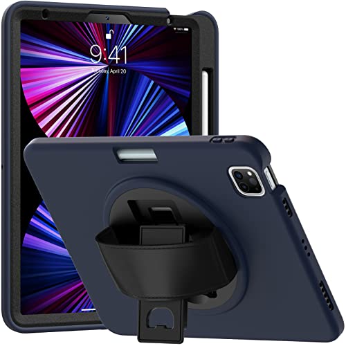 ORIbox Morandi Schutzhülle für iPad Air (5./4.) & iPad Pro 11 Zoll (4./3./2./1.), Ganzkörper-stoßfest, 3-in-1 Fallschutz mit 360° Ständer/Handschlaufe von ORIbox