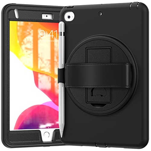 ORIbox Morandi Hülle für iPad mini 5/4, Full Body Stoßfest, 3 in 1 Fallschutz mit 360° Kickstand/Handschlaufe von ORIbox