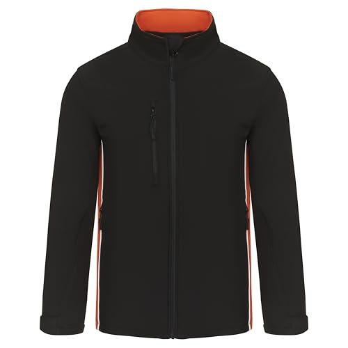 ORN Workwear 4280 Silverswift zweifarbige Softshelljacke, Schwarz/Orange, 5XL ORN Workwear 4280 Silverswift zweifarbige Softshelljacke, Schwarz/Orange, 5XL von ORN Workwear