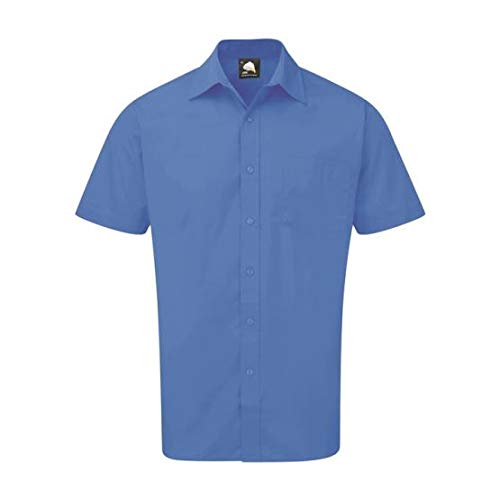 ORN Workwear 5400 The Essential S/Shirt, Mid Blue, Größe 16,5 von ORN Workwear