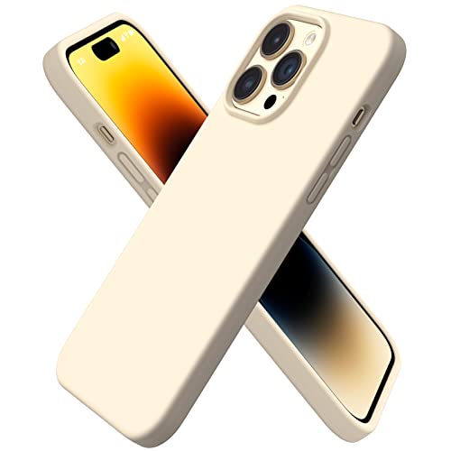 ORNARTO kompatibel mit iPhone 14 Pro Max Hülle 6,7 Zoll 2022, Silikon Case Ultra Dünne Voller Schutz Flüssig Silikon Handyhülle Schutz für iPhone 14 Pro Max 6,7 Zoll 2022 Cremegelb ORNARTO kompatibel mit iPhone 14 Pro Max Hülle 6,7 Zoll 2022, Silikon Case Ultra Dünne Voller Schutz Flüssig Silikon Handyhülle Schutz für iPhone 14 Pro Max 6,7 Zoll 2022 Cremegelb von ORNARTO