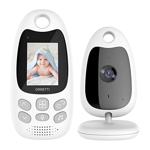 ORRETTI V7 Babyphone mit Kamera IndoorL CD-Bildschirm, VOX, 2.4 Ghz Cry Alert Nachtsicht von ORRETTI