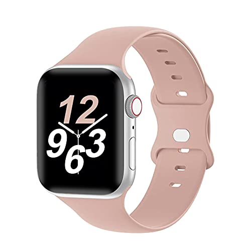 Ersatz-Armband aus weichem Silikon, kompatibel mit Apple Watch 41 mm, 40 mm, 38 mm, für iWatch SE Series 8/7/6/5/4/3/2/1 von ORROKER