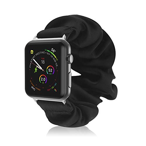 Scrunchie-Armband für Apple Watch - Bedrucktes Stoffarmband für Frauen und Mädchen - Elastisches Armband kompatibel mit Apple iWatch Serie 8,7, 6, 5, 4, 3, 2, 1 (38mm, 40mm, 41mm) von ORROKER