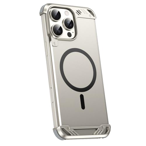 ORVCVGLB-Grau,16, Handyhülle Für iPhone 16 Pro Max/16 Pro/16 Plus/16, Magnetisches Metall Aromatherapie Handytasche Rahmenlos Ultradünnes Kratzfeste Hülle ORVCVGLB-Grau,16, Handyhülle Für iPhone 16 Pro Max/16 Pro/16 Plus/16, Magnetisches Metall Aromatherapie Handytasche Rahmenlos Ultradünnes Kratzfeste Hülle von ORVCVGLB