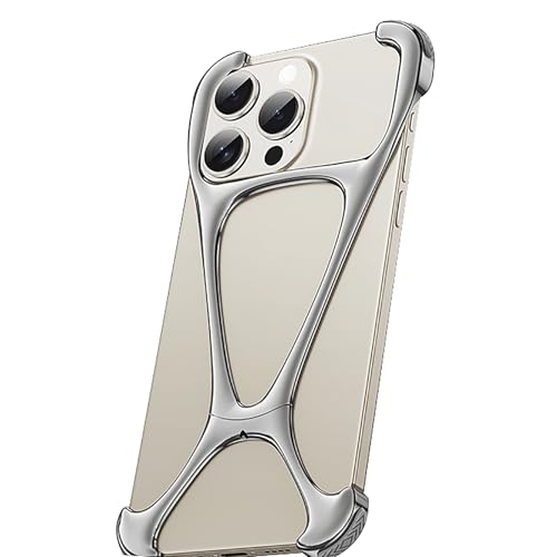 ORVCVGLB-Hülle Für iPhone 16 Pro Max/16 Pro/16, Metall Kratzfeste Rahmenlos Handytasche Ultradünnes Wärmeableitung Aluminiumlegierung Schutzhülle,Grau,16 Pro Max ORVCVGLB-Hülle Für iPhone 16 Pro Max/16 Pro/16, Metall Kratzfeste Rahmenlos Handytasche Ultradünnes Wärmeableitung Aluminiumlegierung Schutzhülle,Grau,16 Pro Max von ORVCVGLB