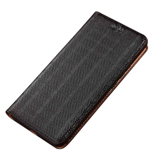 ORVCVGLB-Schwarz,16 Pro Max, Handyhülle Für iPhone 16 Pro Max/16 Pro/16 Plus/16, Echtes Leder Klappbar Flip Brieftasche Handytasche Ständer Funktion Stoßfest Schutzhülle von ORVCVGLB