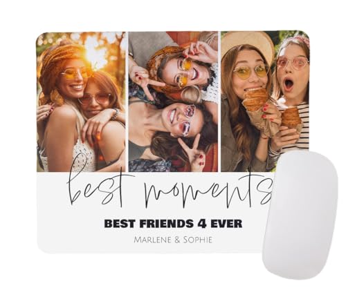 ORWO – Mousepad mit Foto | Naturkautschuk | Matt | 22,8 x 19,0 x 0,5 cm | rutschfest | abgerundete Ecken | Mousepad mit eigenem Foto | für Büro und Gaming geeignet (Best Moments) von ORWONet