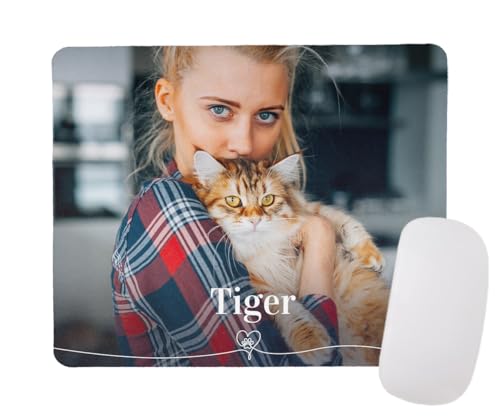 ORWO – Mousepad mit Foto | Naturkautschuk | Matt | 22,8 x 19,0 x 0,5 cm | rutschfest | abgerundete Ecken | Mousepad mit eigenem Foto | für Büro und Gaming geeignet (Tier) von ORWONet