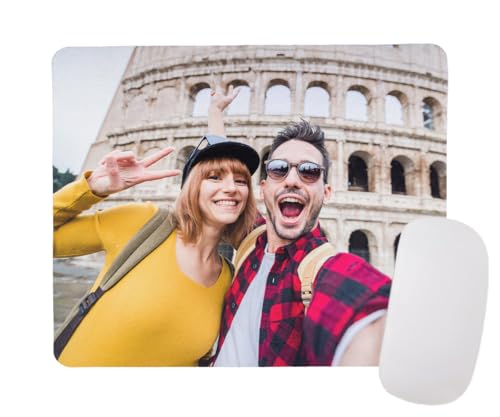 ORWO – Mousepad mit Foto | Naturkautschuk | Matt | 22,8 x 19,0 x 0,5 cm | rutschfest | abgerundete Ecken | Mousepad mit eigenem Foto | für Büro und Gaming geeignet (Foto) von ORWONet